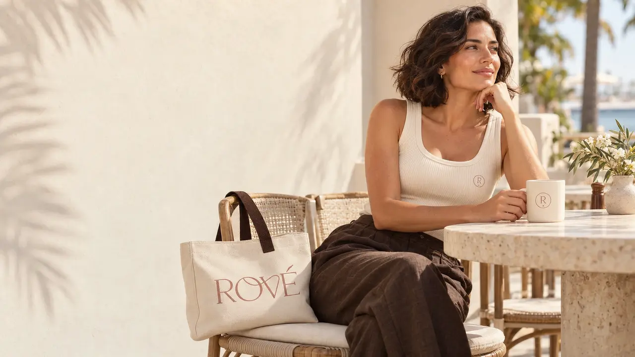 The Rové everyday collection at a sunlit cafe