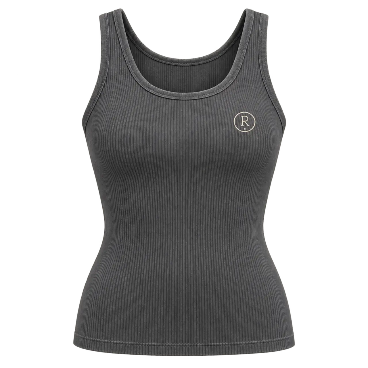 Washed-charcoal Rové Studio Tank