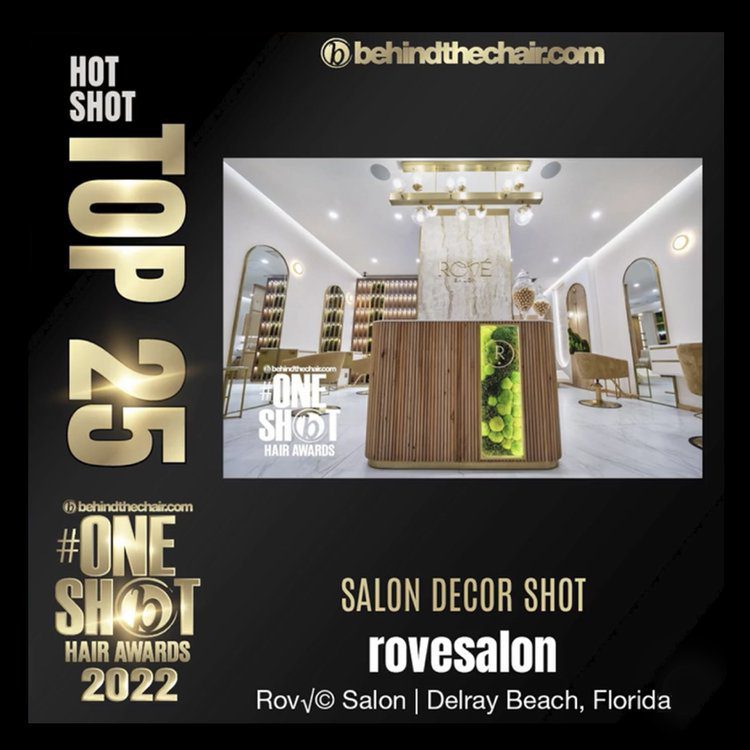 Rové Hair Salon Wins Top 25 Hot Shot Hair Awards in 2022