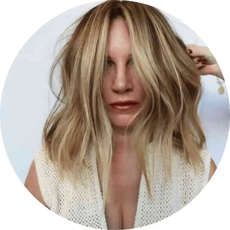 Personalized lived-in hair color.