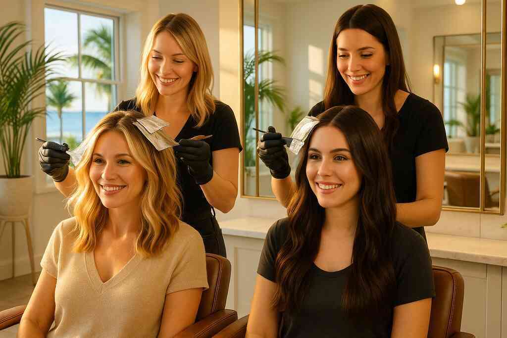Difference Between Highlights and Lowlights Rove Hair Salon