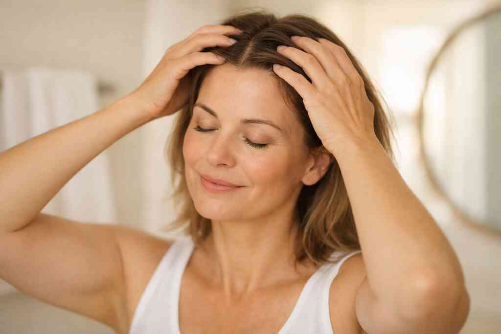 Post-color scalp soothing for hair coloring Delray and hair color correction Delray — Rove Hair Salon