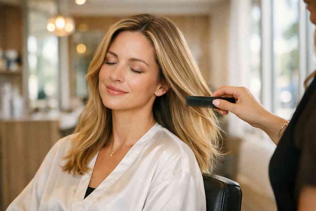 How to pause scalp treatment Delray, oils, and deep conditioners so the hair surface stays receptive — Rove Hair Salon