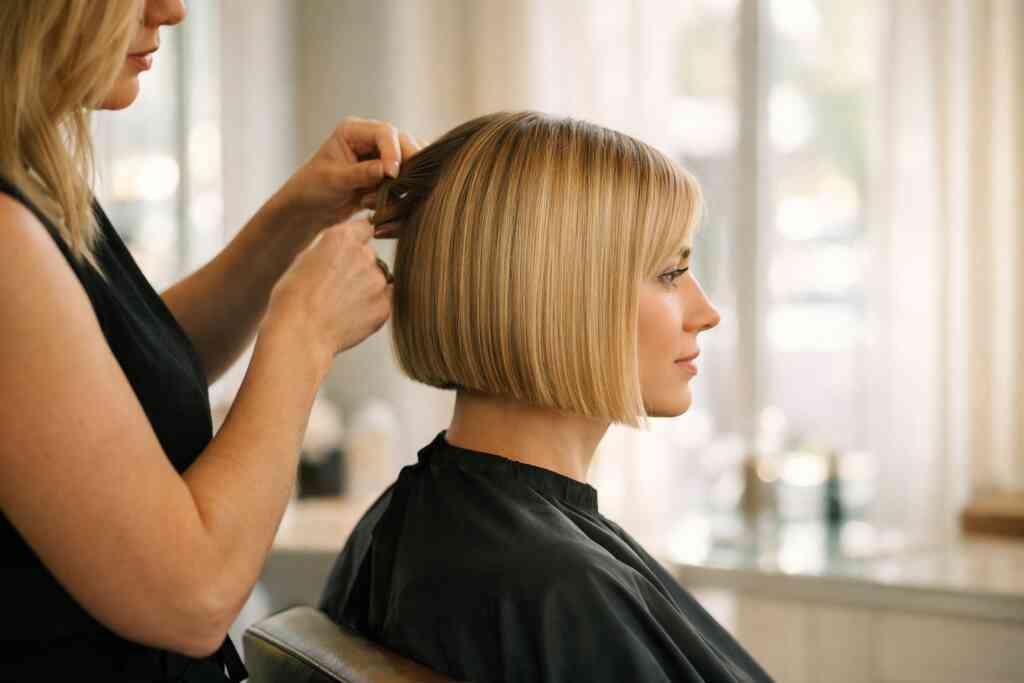 How face-framing layers and a soft bend create fuller-looking hair — Rove Hair Salon