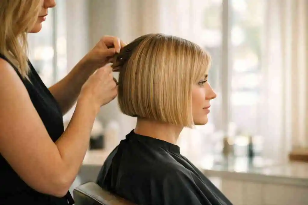 How face-framing layers and a soft bend create fuller-looking hair — Rove Hair Salon