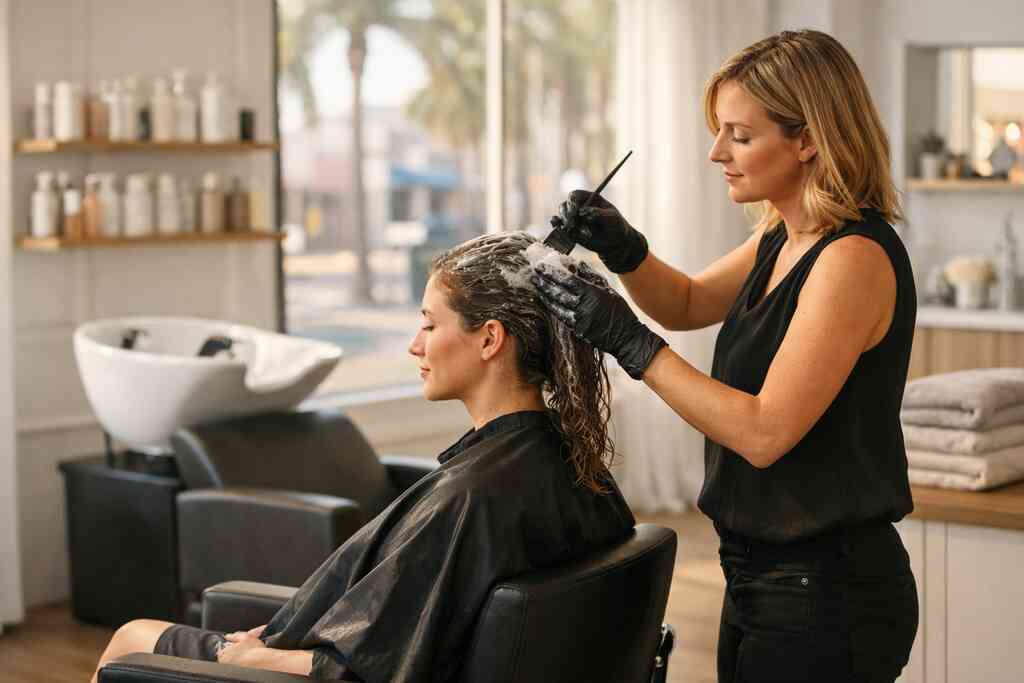 How a scalp massage treatment, hydrated scalp treatment, and clarifying scalp treatment work together without stripping