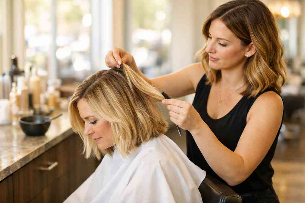 Which is better after balayage, lived-in color, dimensional brunette, or salon for blondes Delray work — Rove Hair Salon