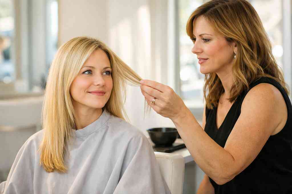 How services like blowout bar Delray, root lift styling, and hair styling for fine hair support fine strands between app