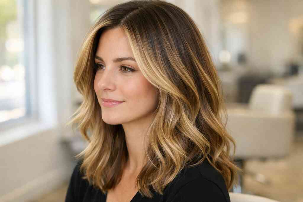 Full foil highlights partial highlights and face framing highlights compared &mdash; Rove Hair Salon